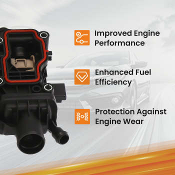 ThermostatHousing 9804160380 compatible for Peugeot Citroen Ford 2.0 BlueHDi Diesel