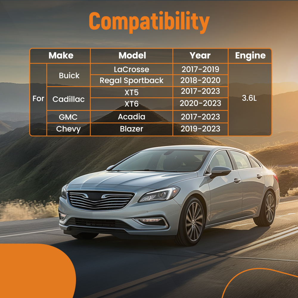 Thermostat Housing Assembly compatible for Buick Cadillac XT5 XT6 GMC Acadia 3.6L 12678779