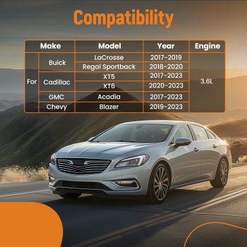 Thermostat Housing Assembly compatible for Buick Cadillac XT5 XT6 GMC Acadia 3.6L 12678779