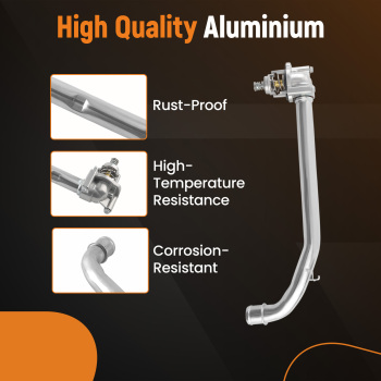 Thermostat Housing Assembly compatible for Buick Cadillac XT5 XT6 GMC Acadia 3.6L 12678779