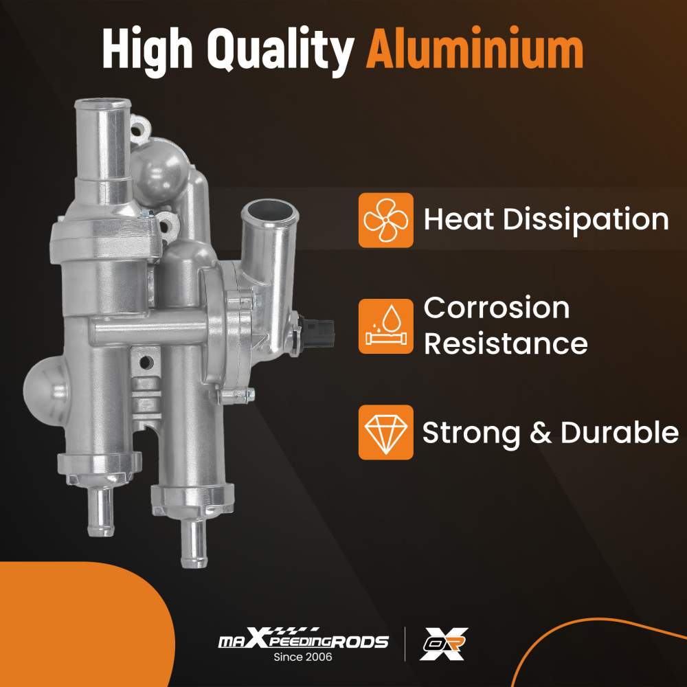 Engine Coolant Thermostat Housing compatible for Jeep Patriot Compass 2.0L 2.4L 6508355AA