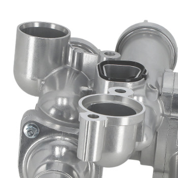 Engine Coolant Thermostat Housing compatible for Jeep Patriot Compass 2.0L 2.4L 6508355AA