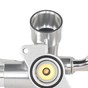 Aluminum Thermostat Housing compatible for Ford Lincoln 3.5L 3.7L 2011-2020 AT4Z-8A586-C