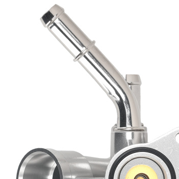 Aluminum Thermostat Housing compatible for Ford Lincoln 3.5L 3.7L 2011-2020 AT4Z-8A586-C