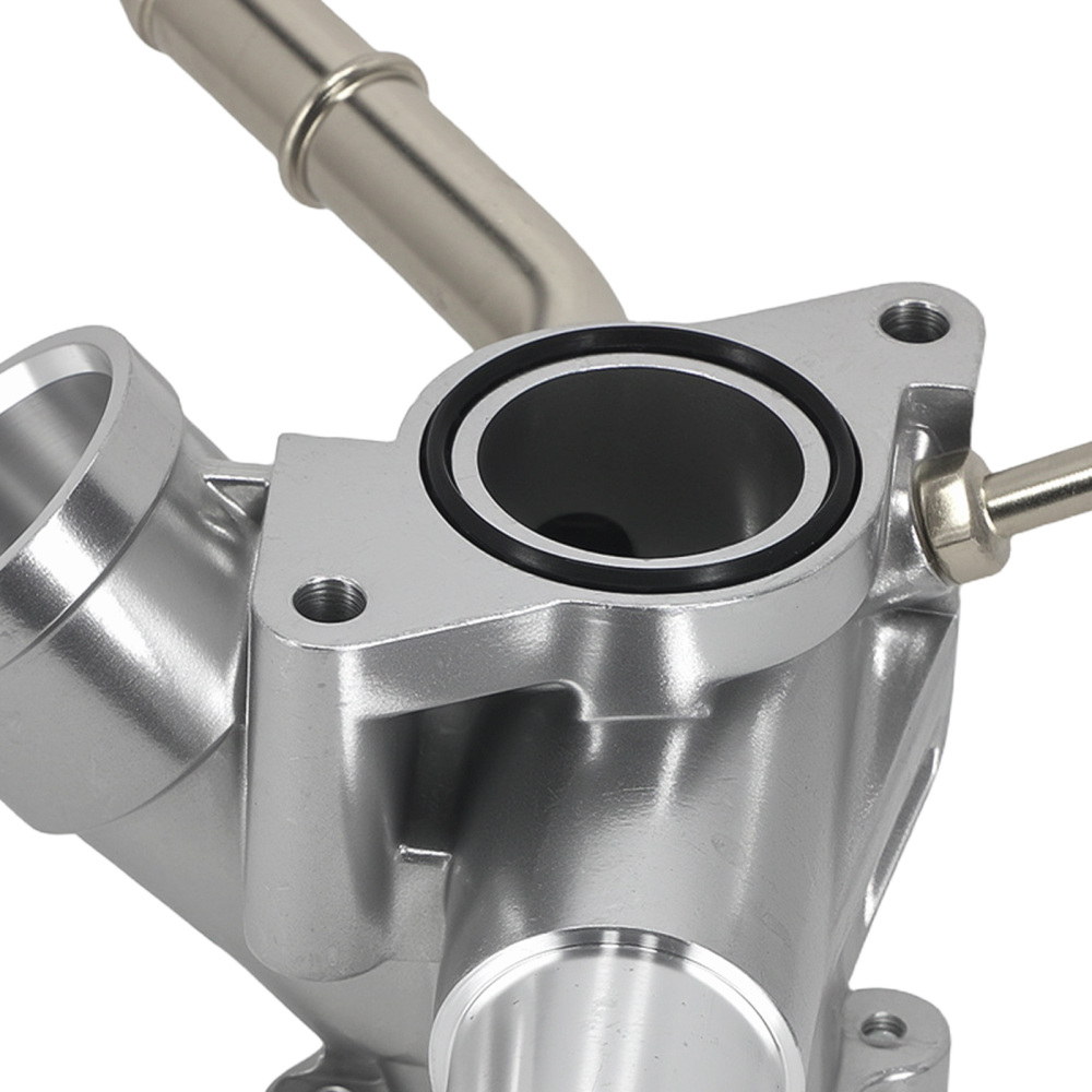 Aluminum Thermostat Housing compatible for Ford Lincoln 3.5L 3.7L 2011-2020 AT4Z-8A586-C