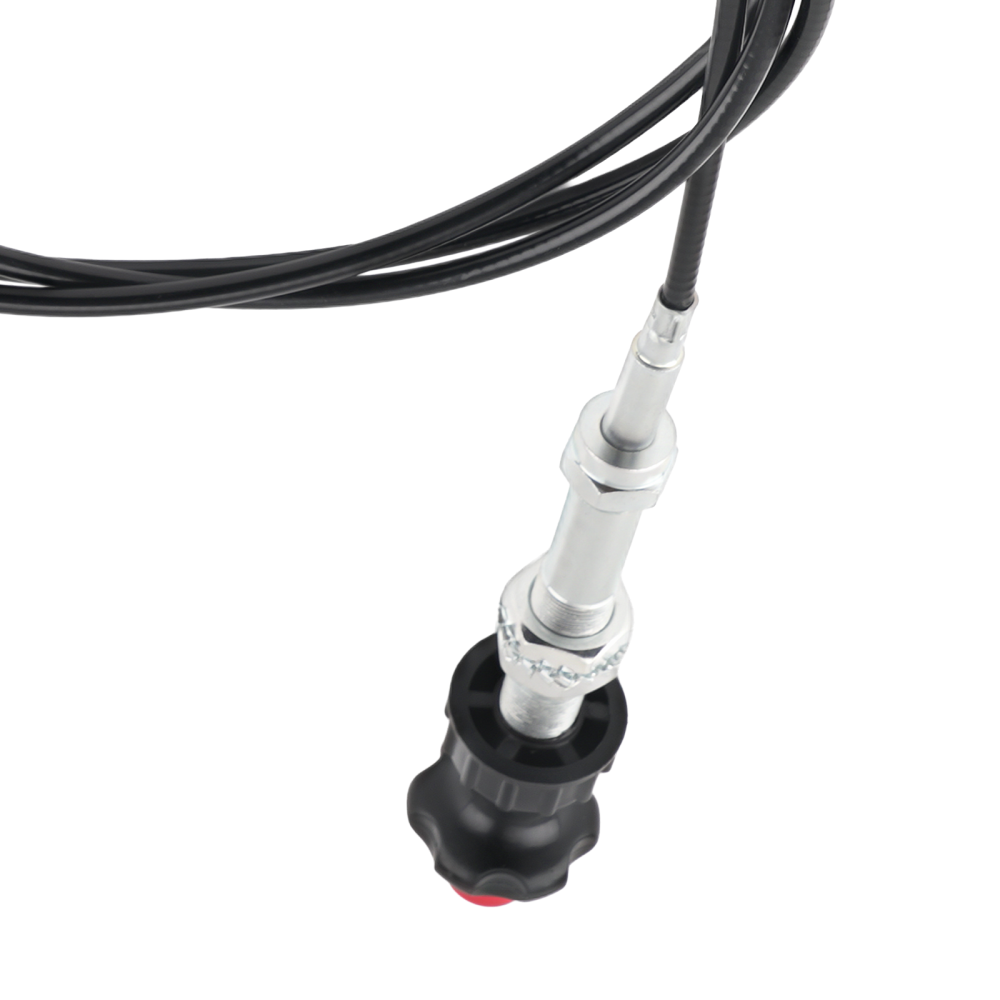 Adjustable Lock Control Cable with 2 in. Black Knob 10 FT Length 55204 Black New