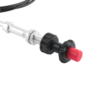Adjustable Lock Control Cable with 2 in. Black Knob 10 FT Length 55204 Black New