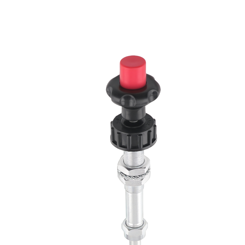 Adjustable Lock Control Cable with 2 in. Black Knob 10 FT Length 55204 Black New
