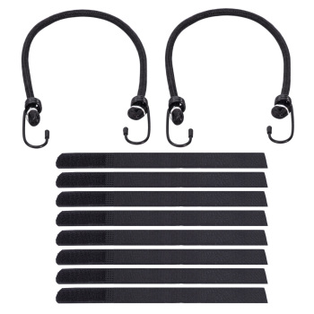 4x Cinghie di Tensione Cricchetto Gancio a S con clip 25mm * 4,5m Rosso 997kg