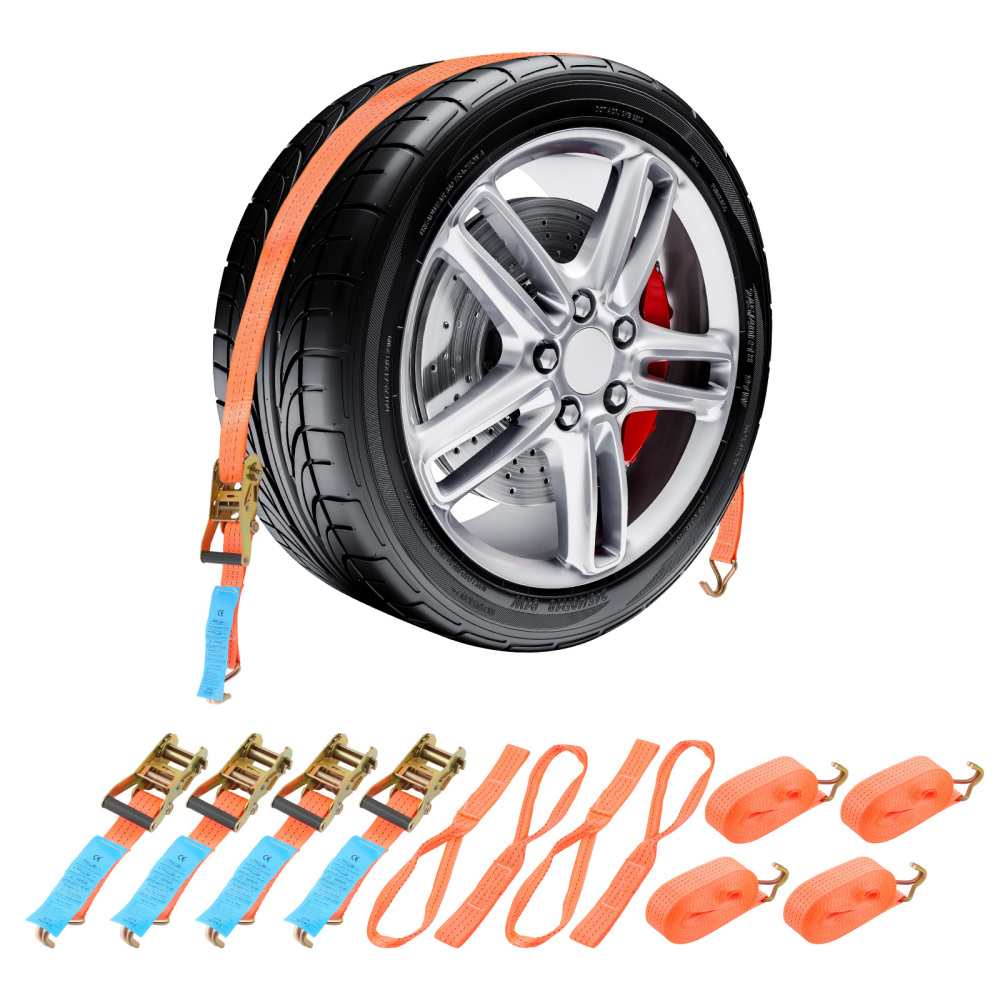 4x 2.9m x38MMTie Down2000KG 2 TONHeavy Duty Straps Lashing Cargo Luggage