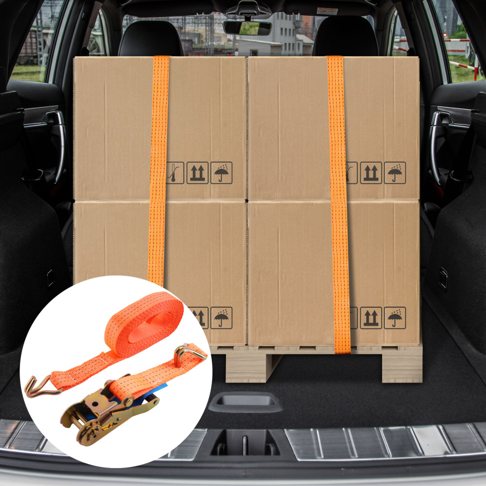 4x 2.9m x38MMTie Down2000KG 2 TONHeavy Duty Straps Lashing Cargo Luggage