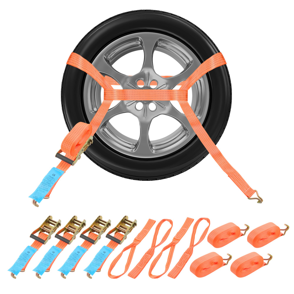 4x 2.9m x38MMTie Down2000KG 2 TONHeavy Duty Straps Lashing Cargo Luggage