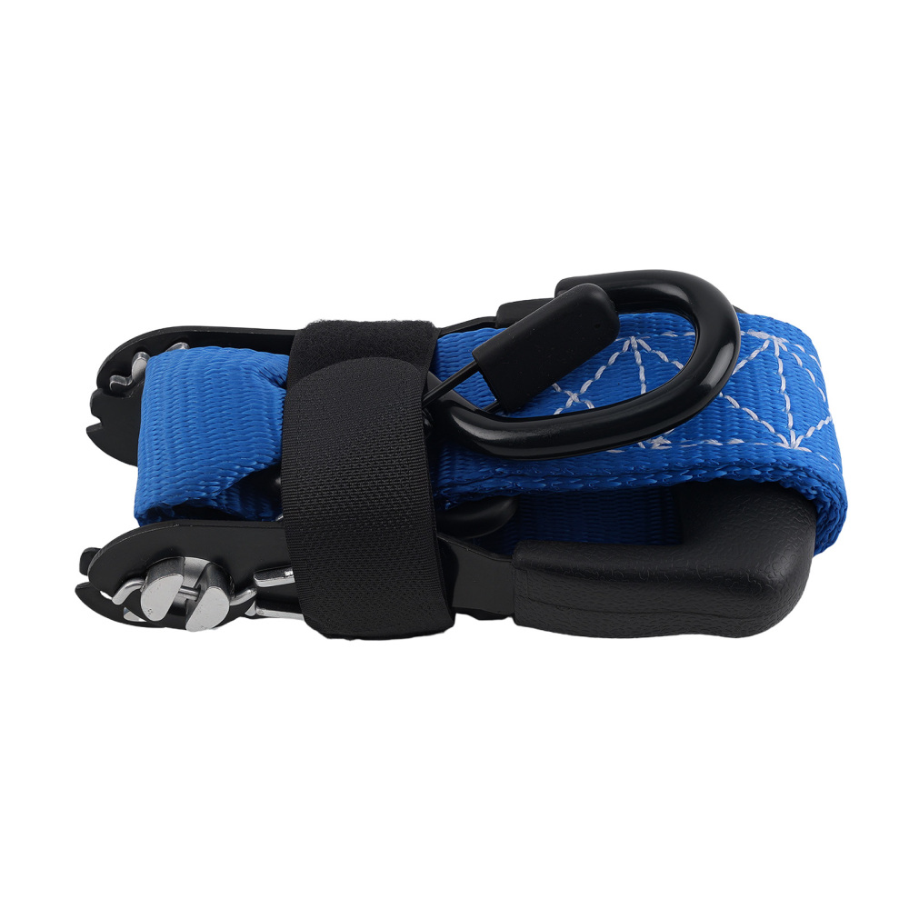 4 Pack Retractable Ratchet Tie Down Straps 1.5 x 15 4400 lb Heaty Duty Blue