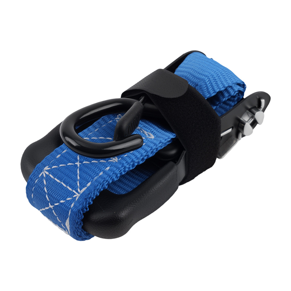 4 Pack Retractable Ratchet Tie Down Straps 1.5 x 15 4400 lb Heaty Duty Blue