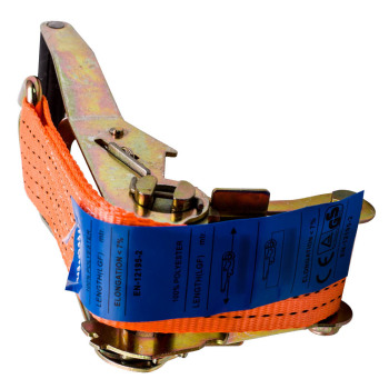 10 X Heavy Duty Ratchet Tie Down Straps 5M x 50MM ×4T Transport Truck Lashing