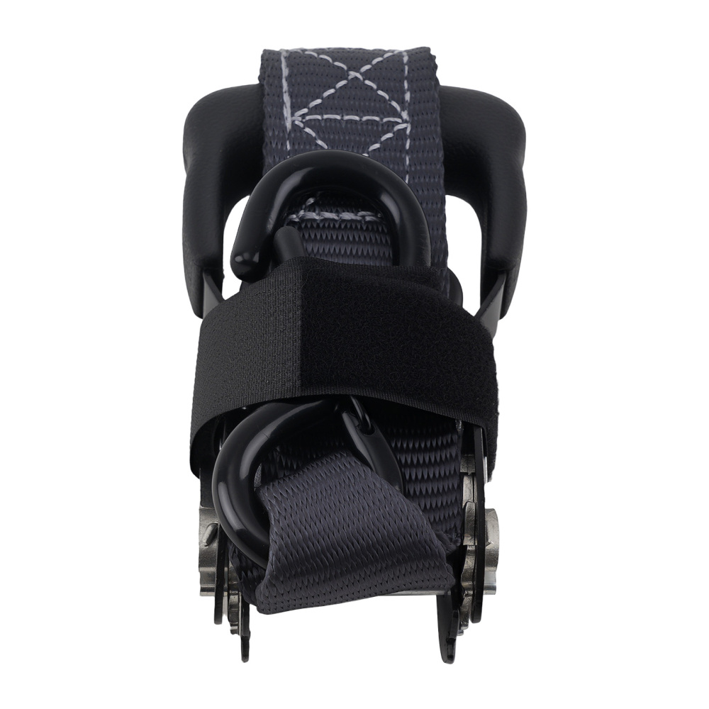Cinghie di Ancoraggio a Cricchetto for Auto Moto ATV 2363kg 4pz Nero 2.4m