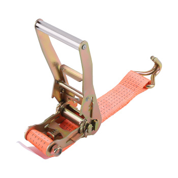 10 Cinturino Ratchet Tie Down 5T 10M X 50Mm Iron Maniglia Double Gancio Cinghia