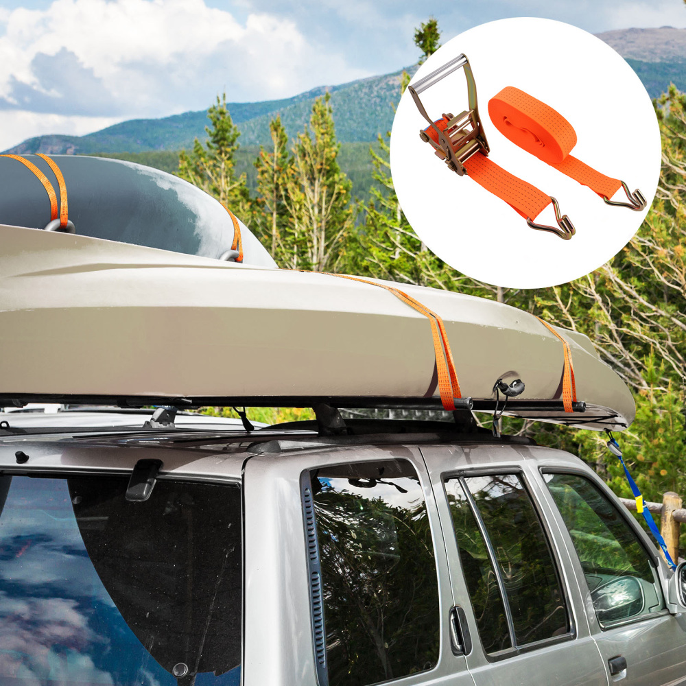 10x Ratchet Straps Tie Down 50mm X10 Meter 5 tons Heavy Duty Claw Lorry Lashing