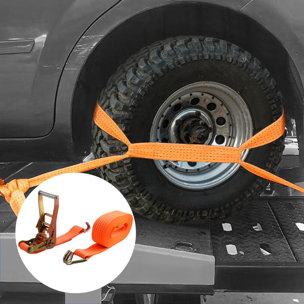 10x Ratchet Straps Tie Down 50mm X10 Meter 5 tons Heavy Duty Claw Lorry Lashing