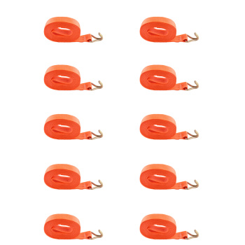 10x CRICCHETTO cinture di serraggio 5t cricchetto cintura di serraggio 8m 50mm