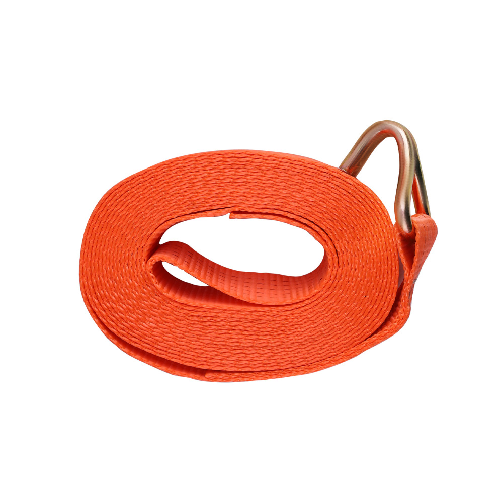 10x 8m 5000kg 50mm Heavy Duty Ratchet Strap Tie Down Trailer Either End J HooK