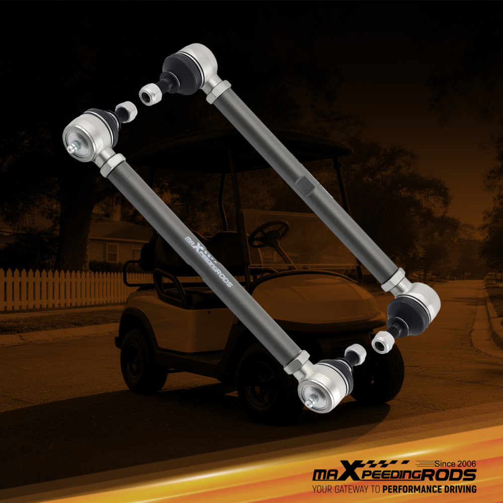 Front Left Right Tie Rod End Shaft Kit compatible for EZ-GO TXT Medalist compatible for Marathon 1994-2001