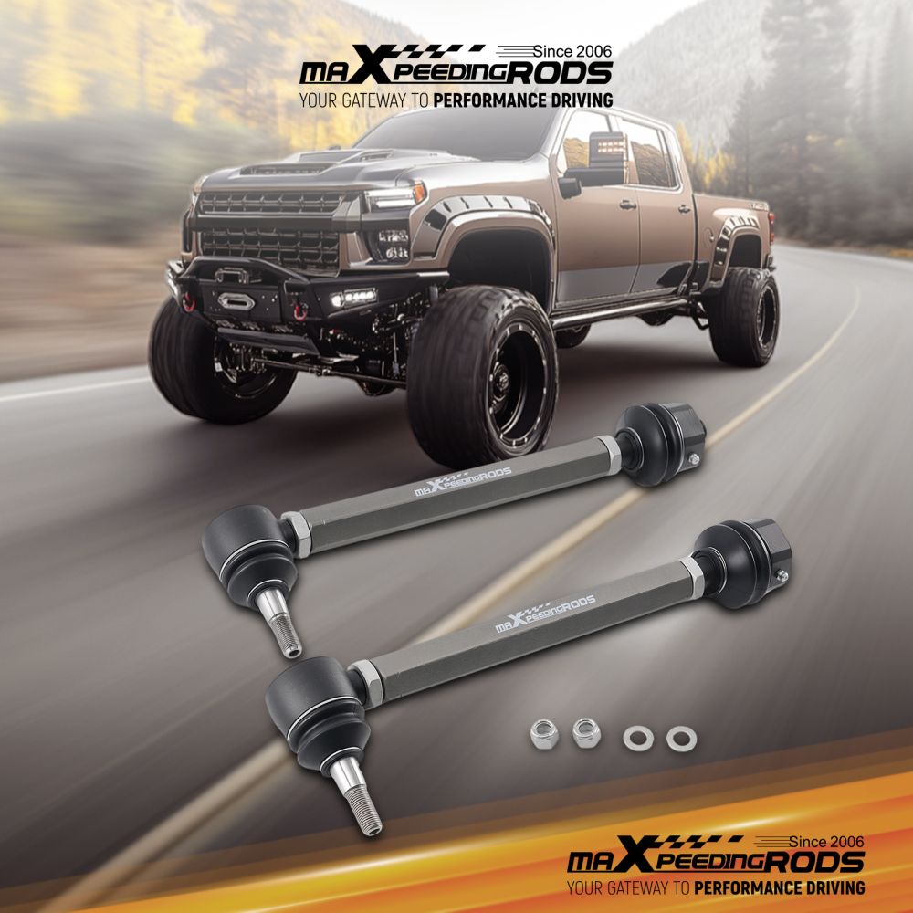 Heavy Duty Tie Rod Ends Kits compatible for Chevy Silverado Sierra 2500HD 3500HD 2011-2024
