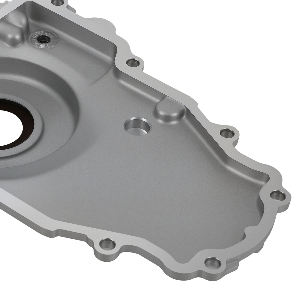 Aluminum Timing Cover for Gen 4 compatible for GM LS -10AN Turbo Return w/Mounting Kit