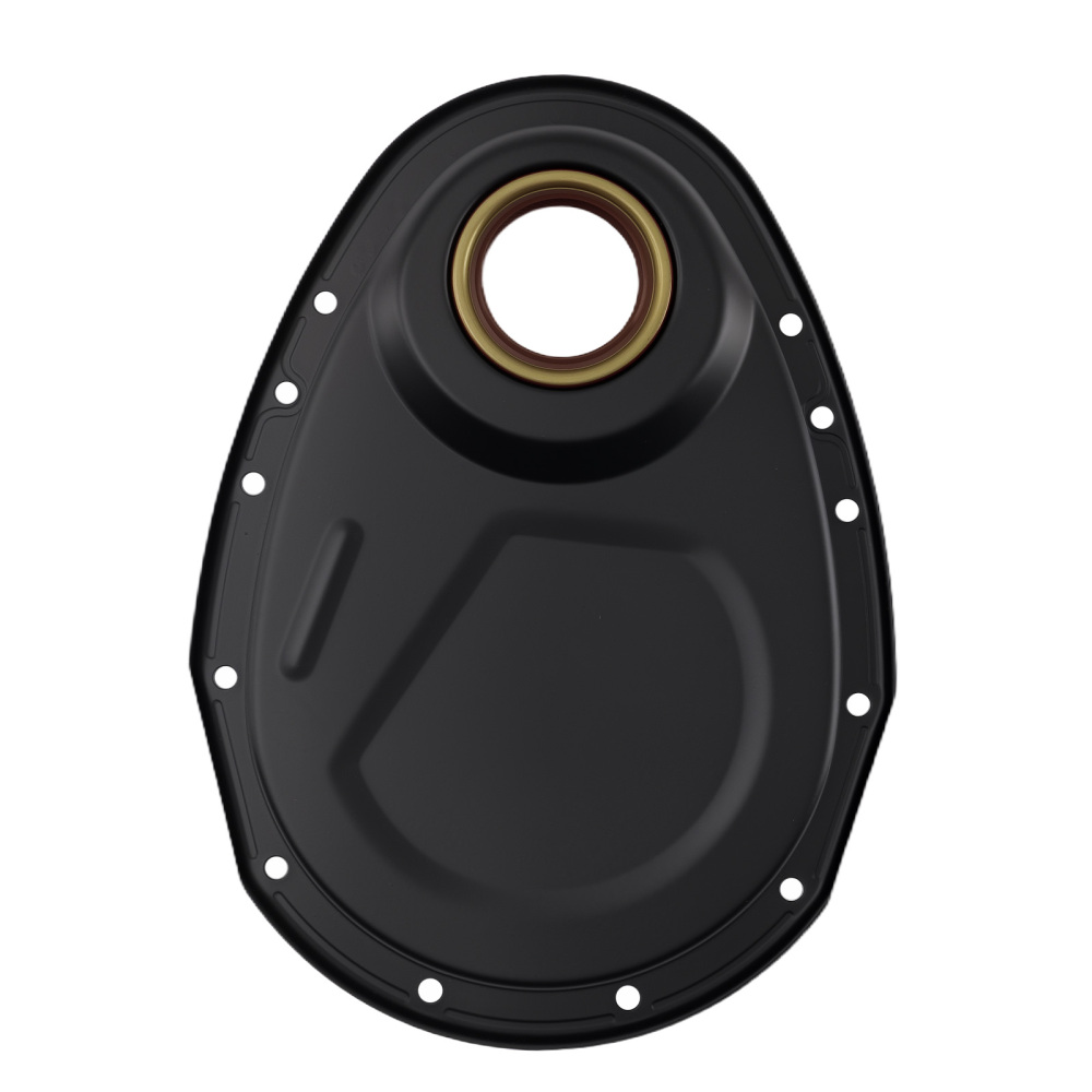 Black Steel Timing Chain Cover Gasket Bolt for SB compatible for Chevy V8 SBC 283 350 383 400