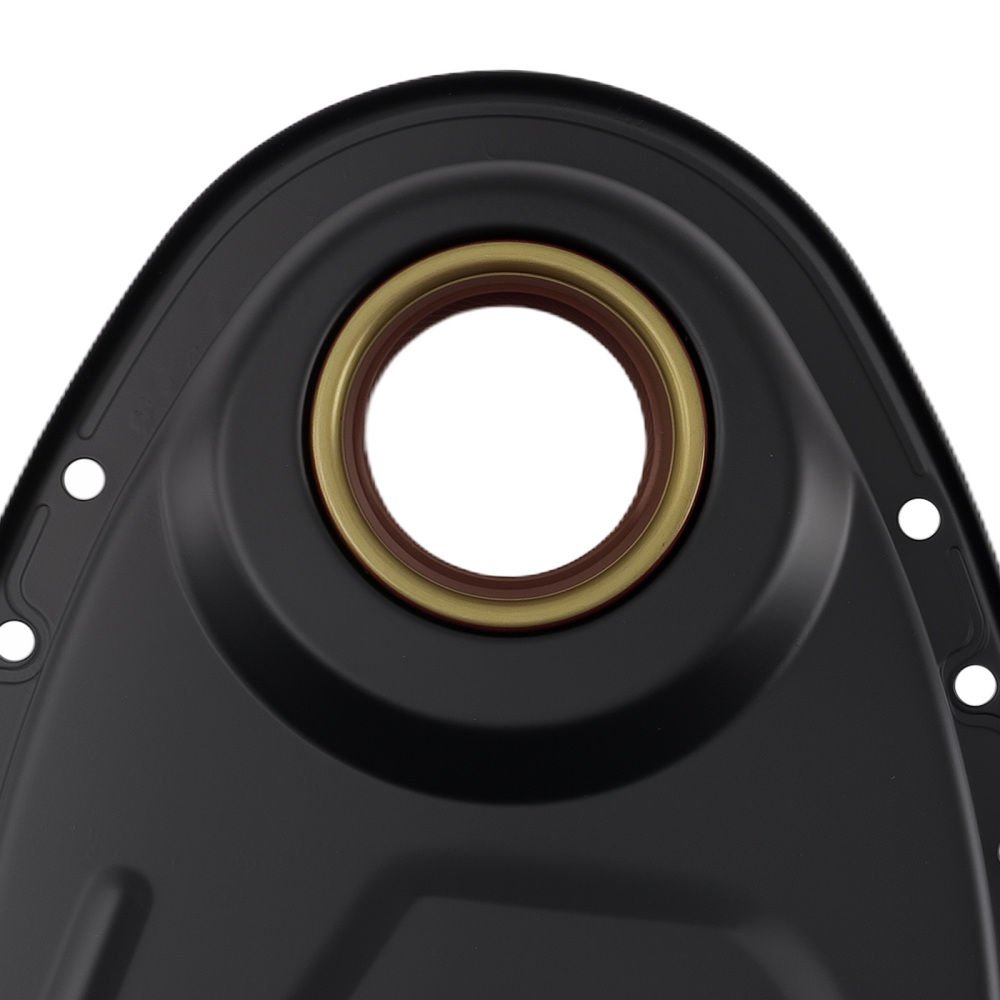 Black Steel Timing Chain Cover Gasket Bolt for SB compatible for Chevy V8 SBC 283 350 383 400