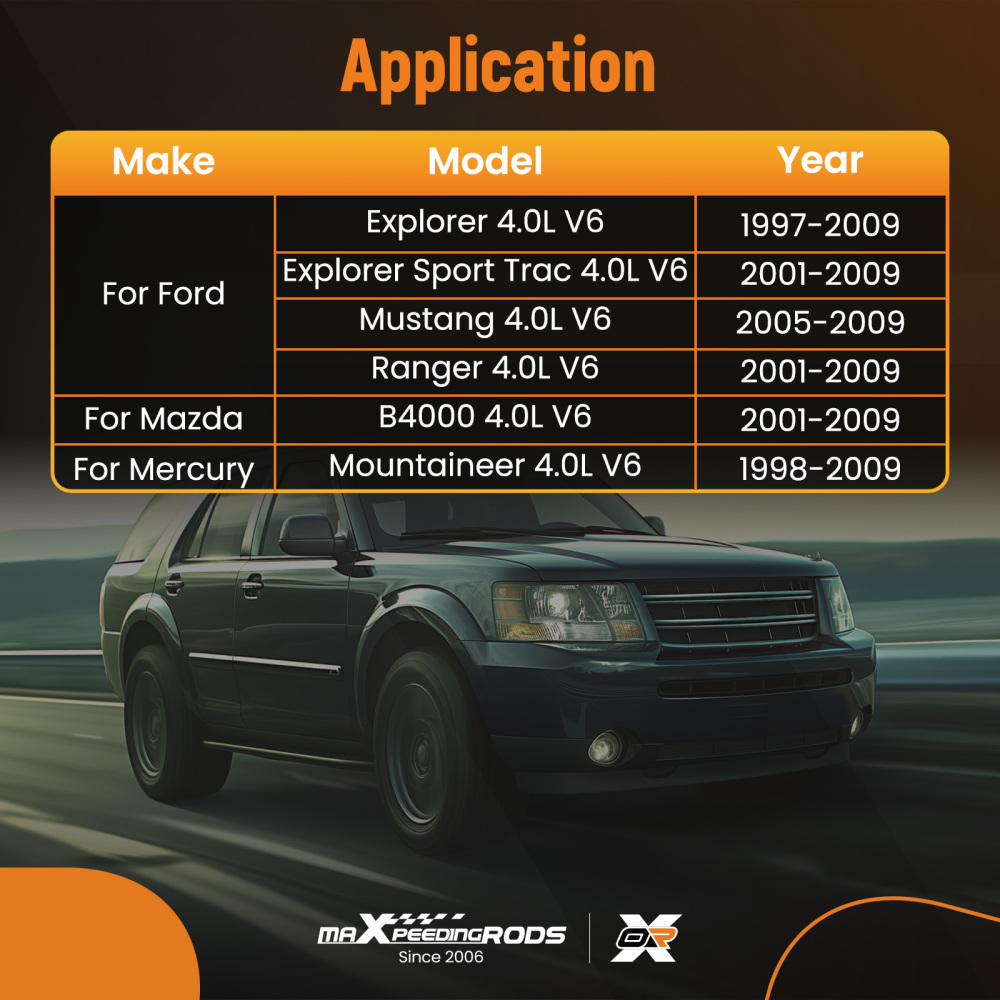 Complete Engine Timing Kit compatible for Ford Ranger 4.0L SOHC V6 2001-2009 76117