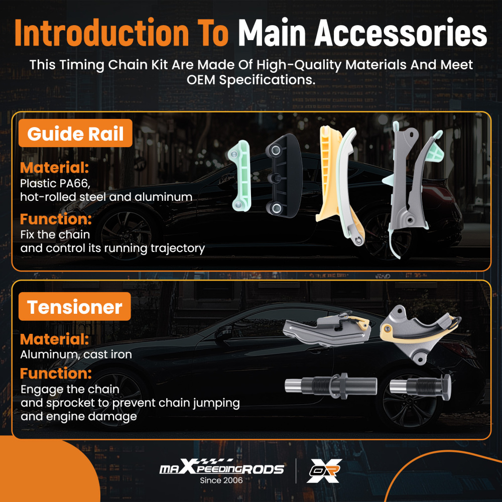 Complete Engine Timing Kit compatible for Ford Ranger 4.0L SOHC V6 2001-2009 76117