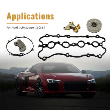 Compatible for Audi A3 compatible for VW EOS GTI 2.0 T FSI/FSI Camshaft Adjuster Timing chain Repair Kit 