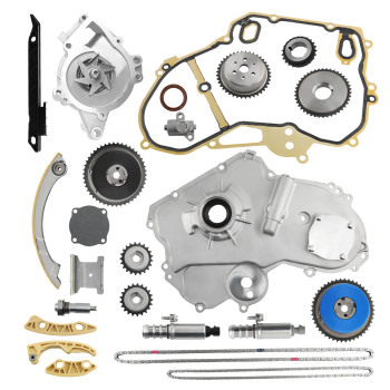 Timing Chain Kit VCT Selenoid Actuator Gear Cover Gasket compatible for BUICK REGAL GMC