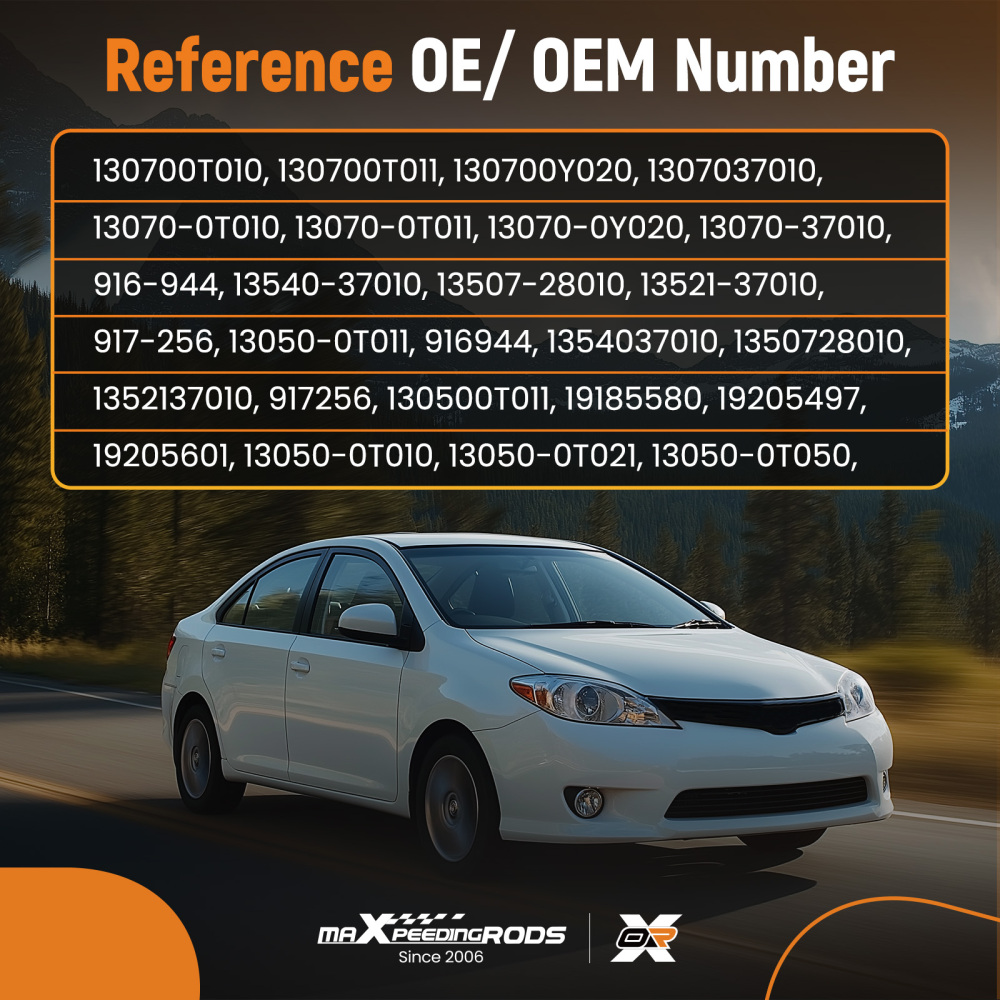 Complete Engine Timing Chain compatible for Corolla Matrix 1.8L 2009-2015 13562-0T010