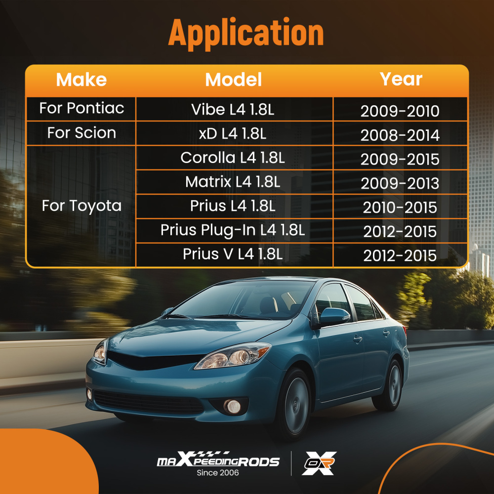 Complete Engine Timing Chain compatible for Corolla Matrix 1.8L 2009-2015 13562-0T010