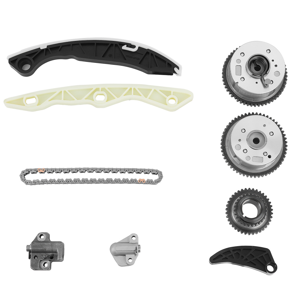 Timing Chain Kit w/ VVT GearsTensioners compatible for Dodge Journey/Compatible for Jeep Compass 2.4L