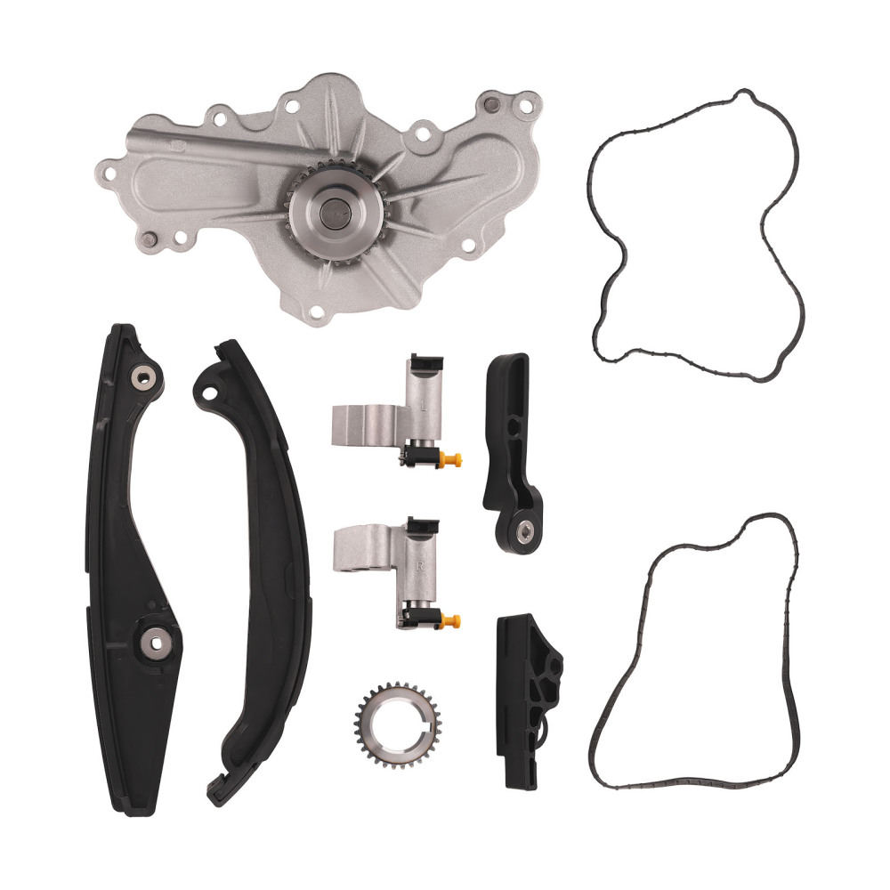 Timing Chain Kit Water Pump compatible for Ford Flex Explorer Taurus compatible for Lincoln 3.5 7T4Z6268CA