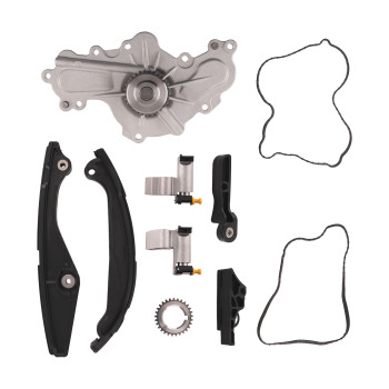 Timing Chain Kit Water Pump compatible for Ford Flex Explorer Taurus compatible for Lincoln 3.5 7T4Z6268CA