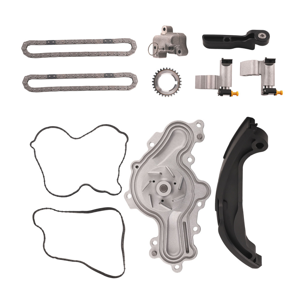 Timing Chain Kit Water Pump compatible for Ford Flex Explorer Taurus compatible for Lincoln 3.5 7T4Z6268CA