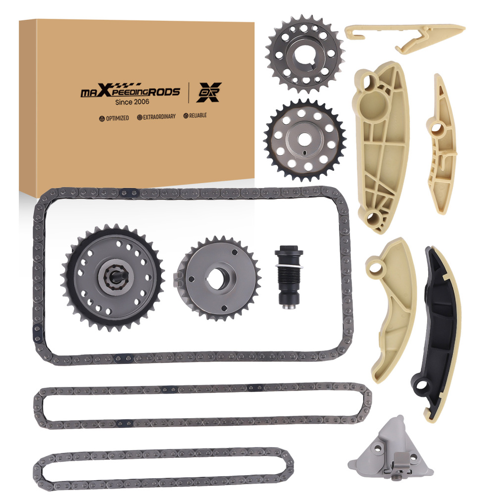 Timing Chain Kit VVT Gears compatible for Land Rover Jaguar XE XF F-PACE E-PACE 2.0 Diesel@OD9J