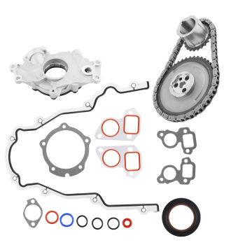 Oil Pump change Kit+ GasketsTiming Chain Kit compatible for BUICK CHEVROLET GMC4.8 5.3