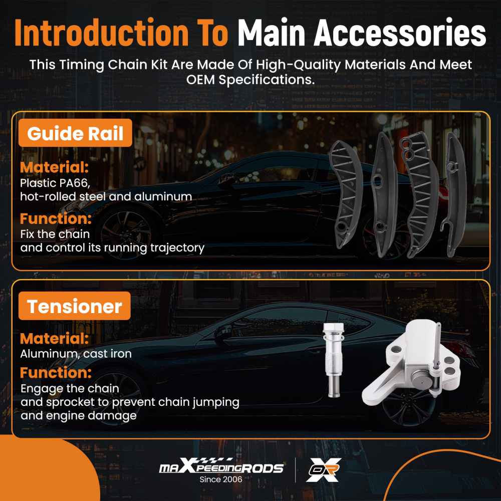 Catena Distribuzione Completa compatibile per BMW 3 5 Series 318d 520d 13528589971S4