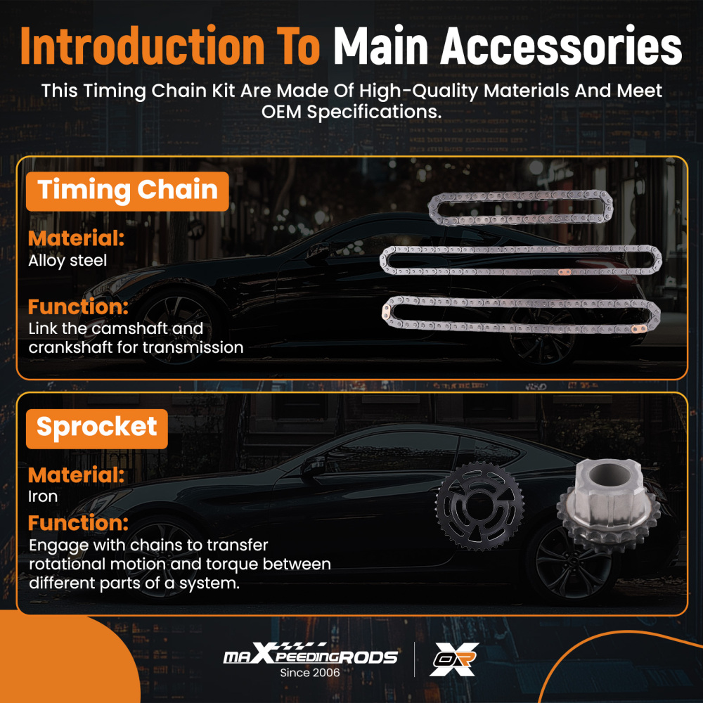 Catena Distribuzione Completa compatibile per BMW 3 5 Series 318d 520d 13528589971S4