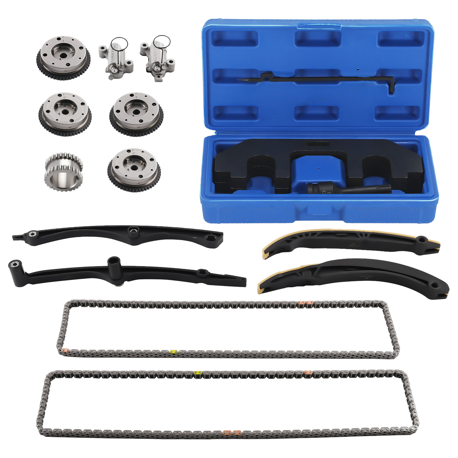 Engine Timing Chain Kit compatible for Ford F-150 3.5L 2017-2023 w/Tools ML3Z6256A