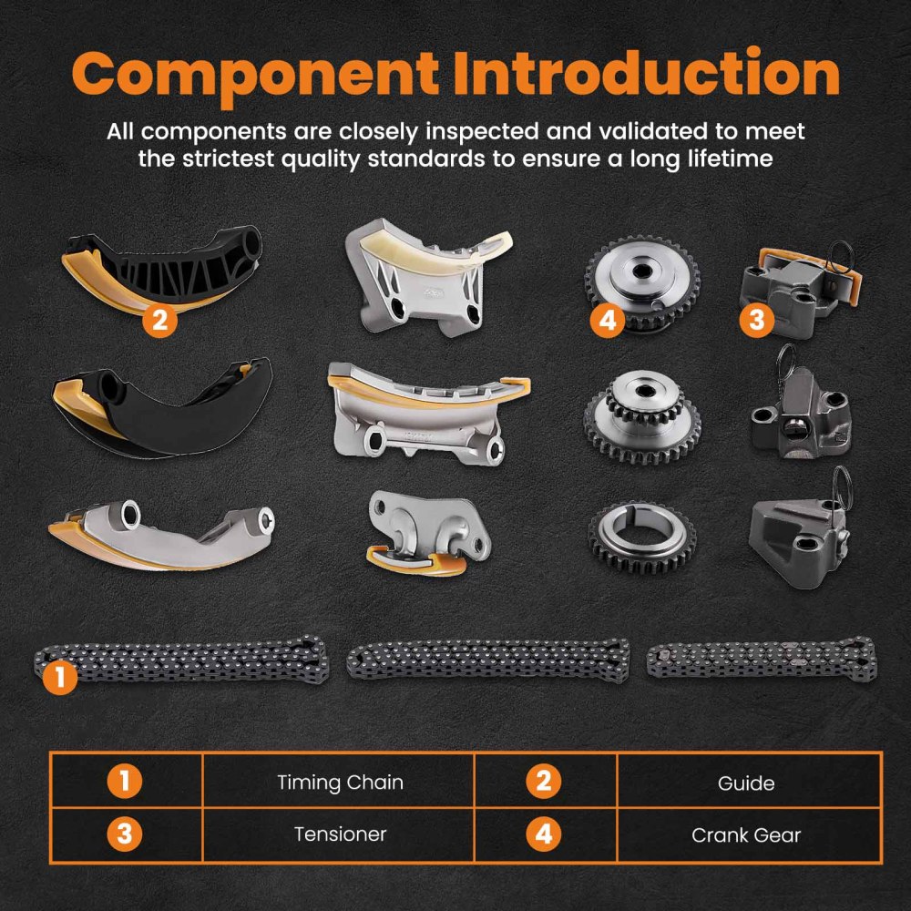 Timing Chain Kit compatible for Holden Commodore VZ VE VF LY7 LE0 LFW LLT LFX 3.6L 06-15	