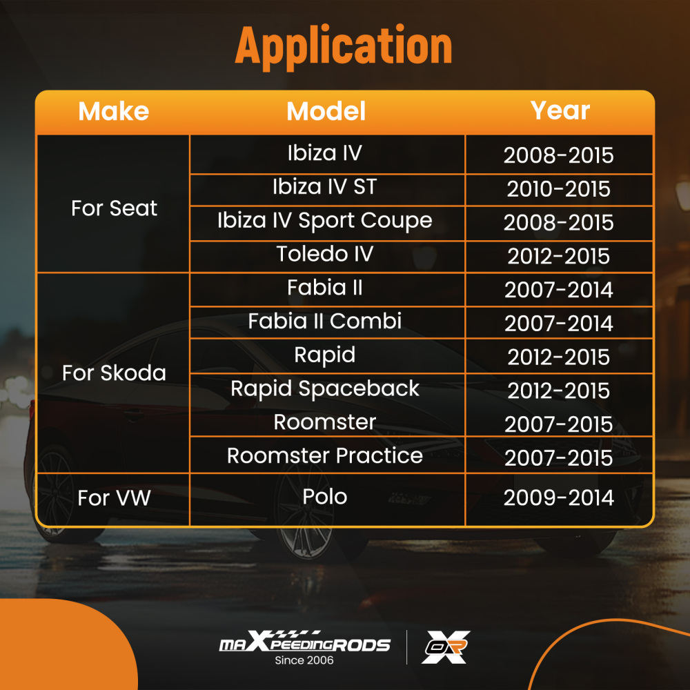 TIMING CHAIN ​​KIT FOR VW POLO 6C1, 6R1 SEAT IBIZA IV 09-14 03E109507AC