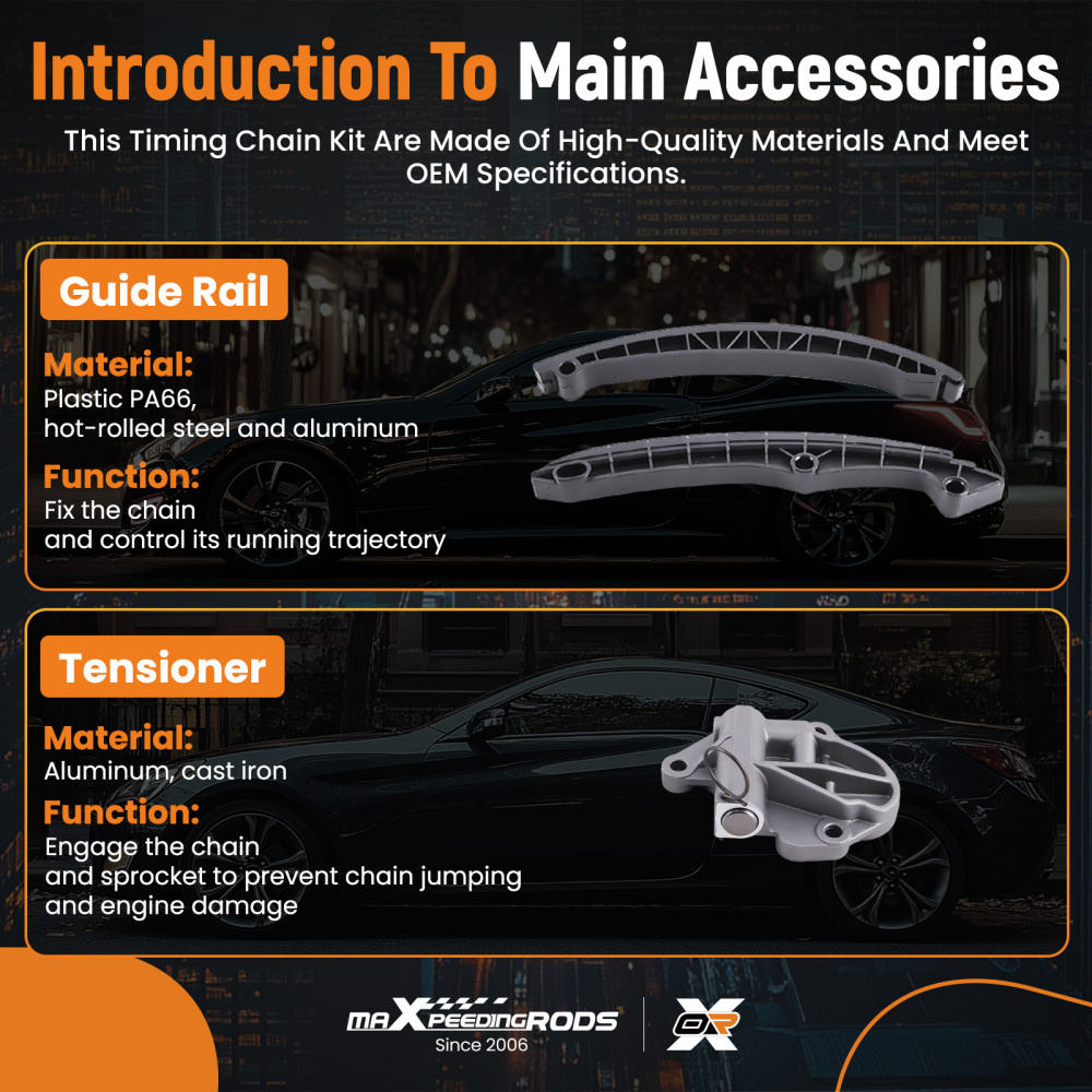 TIMING CHAIN ​​KIT FOR VW POLO 6C1, 6R1 SEAT IBIZA IV 09-14 03E109507AC