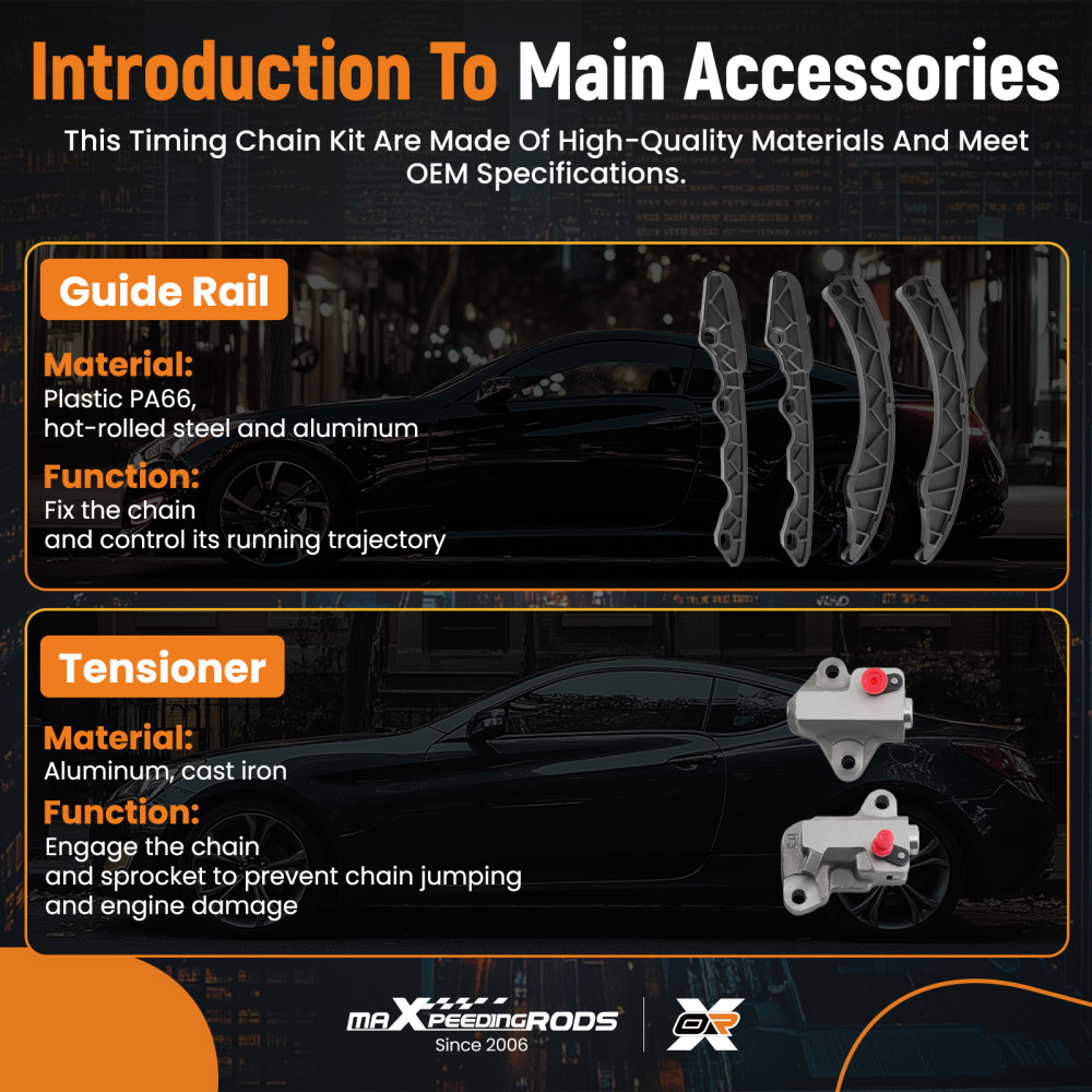Timing Chain Kit compatible for Subaru Forester Scion FR-S Impreza Wrx 13144AA200 2011-15