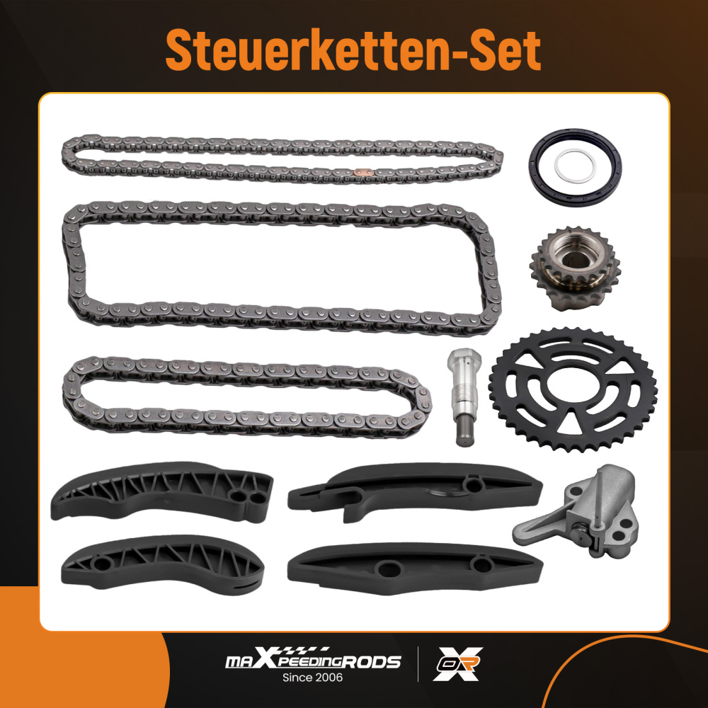 Compatible for BMW N47D20A N47D20B N47D20C N47C20A Upper and Lower Diesel Timing Chain Kit 
